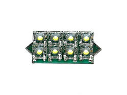 Лампочка софітна 8LED 24V (40 мм) біла