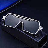 Сонцезахисні окуляри в металевій оправі, фото 4