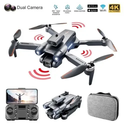 Квадрокоптер с камерой LSRC S1S Mini Drone - 4K, FPV БК моторы 100 м. до 30 хв. (2 аккумулятора) - фото 2 - id-p2202705754