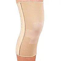 Еластичний бандаж на коліно зі спіральними ребрами ES-719, розмір S