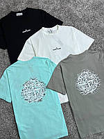ФУТБОЛКА STONE ISLAND футболка стон летняя футболка стон мужская футболка стон летняя футболка стон айленд M
