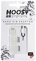 Адаптер Nano Sim + Micro Sim + Mini Sim NOOSY 4-in-1