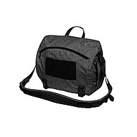 Сумка однолямочная тактическая Helikon-Tex Urban Courier Bag Medium Чёрно-серый