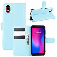 Чехол-книжка Litchie Wallet ZTE Blade A3 2020 Light Blue EV, код: 8111293