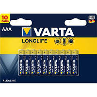 Батарейка Varta AAA Longlife Alkaline * 10 04103101461 JLK