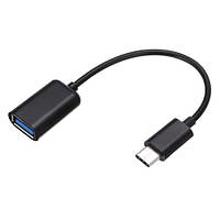 Кабель USB переходник USB Type-C на USB 3.1 USB-A, OTG, 15см JLK