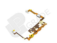 Шлейф LG P720 Optimus 3D Max/P725 з роз'ємом заряджання з кнопкою камери з підсвіткою сенсорних кнопок із мікрофоном