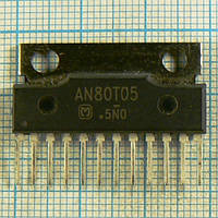 AN80T05 sip12 Matsushita оригинал 6.6...24v Uout: 5.6v 8.7v 10v стабилизатор в наличии 1 шт. по цене 220 Грн.