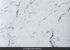 Мембрана StoneFlex біло-чорна Royal, 1.65 м армована з лаковим покриттям 327074334002