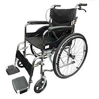 Коляска інвалідна зі складаною спинкою, знімною опорою для ніг, полегшена, тип 1042