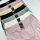 Жіночі бавовняні трусики #9939 Biweier Мікс, фото 2