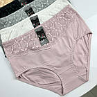 Жіночі бавовняні трусики #9939 Biweier Мікс, фото 3