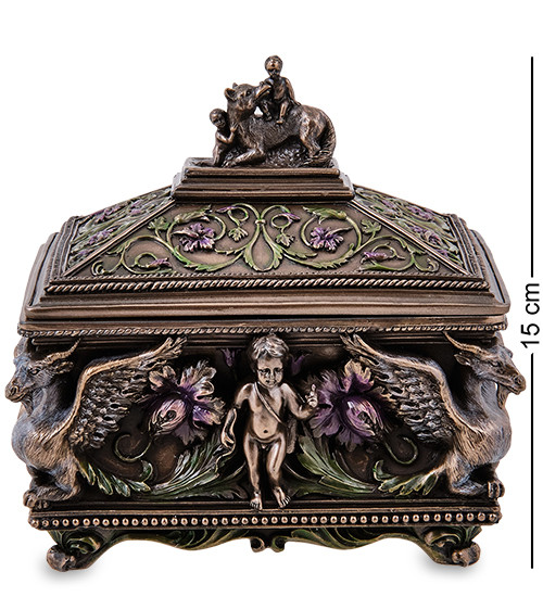 Скринька Veronese Дитя природи 15 см 1907291 бронзове покриття, фото 1