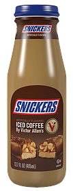 Холодна кава Snickers Victor Allen's Iced Coffee Latte, 405мл