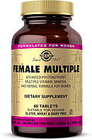 Женские мультивитамины Solgar Female Multiple Multivitamin, Mineral & Herbal Formula, (60 таблеток)