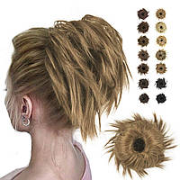 BARSDAR Hairpiece Hair Scrunchie Синтетический хвост для волос Натуральное наращивание волос Updo