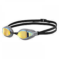 Очки для плавания Arena Air-Speed Mirror (003151-201) Yellow/Silver