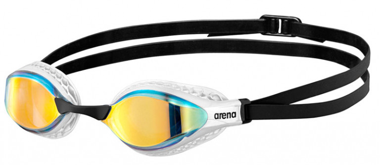 Окуляри для плавання Arena Air-Speed Mirror (003151-202) Yellow/White