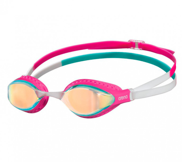 Окуляри для плавання Arena Air-Speed Mirror (003151-205) Yellow/Pink
