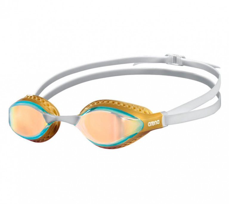 Окуляри для плавання Arena Air-Speed Mirror (003151-206) Yellow/Gold