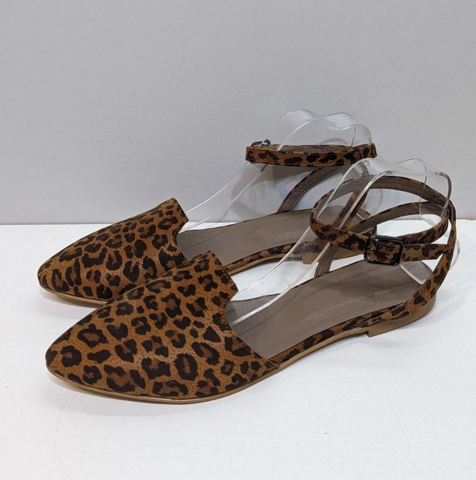 STTOPA Розміри 41-44. Босоніжки великих розмірів із натуральної шкіри. 430-4144 Лепардові, фото 1