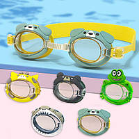 Очки для плавания с мультфильмом, регулируемые против запотевания, очки для плавания, очки для плавания, детск