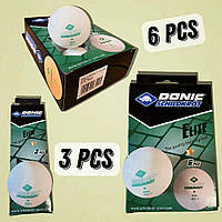 Пластиковые мячи для настольного тенниса Donic Elite 1*