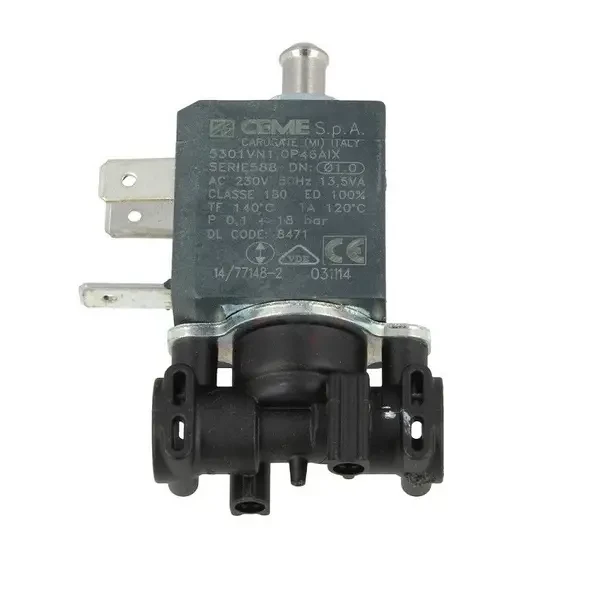 Клапан електромагнітний для кавомашинs Delonghi ESAM, ETAM у зборі 5213218471, 5213220241