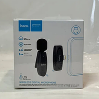 Петличный микрофон для смартфона L-15 Всенаправленная петличка для блогера на одежду, с разьемом для айфона