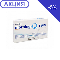 Interojo Morning Q 55 UV (уп. 6 шт), metafilcon A 55%, r 8.6, d14.2, t 0.08, Dk/t 22