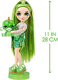 Rainbow High 503408 Jade Slime Kit and Pet Лялька Рейнбоу Хай Джейд зі Слаймом і вихованцем, фото 6