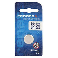 Батарейка літієва Renata CR1620 1шт BLISTER CARD