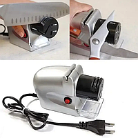 Электрическая точила для заточки ножей и ножниц ELECTRIC SHARPENER Silver