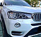 Накладки на фари вії довжини BMW X3 F25 2014-2017 г. у рестайлінг, фото 4