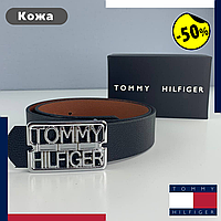 Чоловічий подарунковий ремінь tommy hilfiger Tommy hilfiger ремінь коричневий Ремені та пояси Tommy Hilfiger luxe