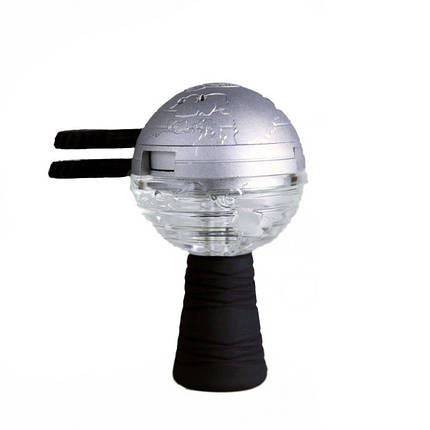 Комплект чаша + калауд Amy Deluxe (набір скляна чаша з силіконовою ніжкою та калауд) Glassi 004 Globe Set, фото 2