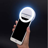 Светодиодное кольцо для селфи с подсветкой Selfie Ring Light