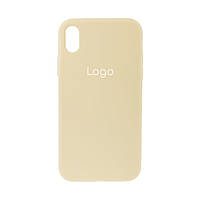 Чехол Silicone Case Full Size (AA) для iPhone Xr Цвет 60.Cream yellow m