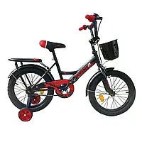 Дитячий велосипед X-Treme TREK 16" чорно-червоний