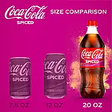 Напій Coca-Cola Spiced Raspberry Spiced Coke Natural Flavor​, 591мл (Бажано вжити до 04.2024), фото 4
