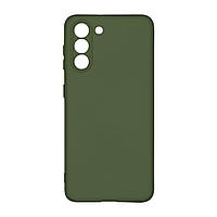 Чехол Silicone Cover Full Camera (A) для Samsung Galaxy S21 Цвет 71.Dark Green l