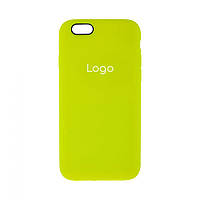 Чехол Silicone Case Full Size (AA) для iPhone 6 Plus Цвет 69.Fluorescent yellow h