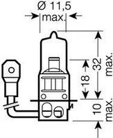 64156-FS OSRAM ЛАМПА H3 24V 70W PK22s FS STANDARD