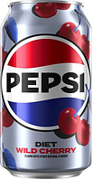 Напиток Pepsi Cola Diet Wild Cherry Soda Pop, 355мл