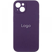 Чехол Silicone Case Full Size with Frame для iPhone 15 Plus Цвет 82.Elderberry l