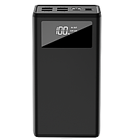 Універсальна Мобільна Батарея Power Bank XO PR124 Digital Display 40000 mAh Колір Чорний h