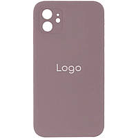 Чехол Silicone Case Square Full Camera для iPhone 11 Цвет 68.Blackcurrant l