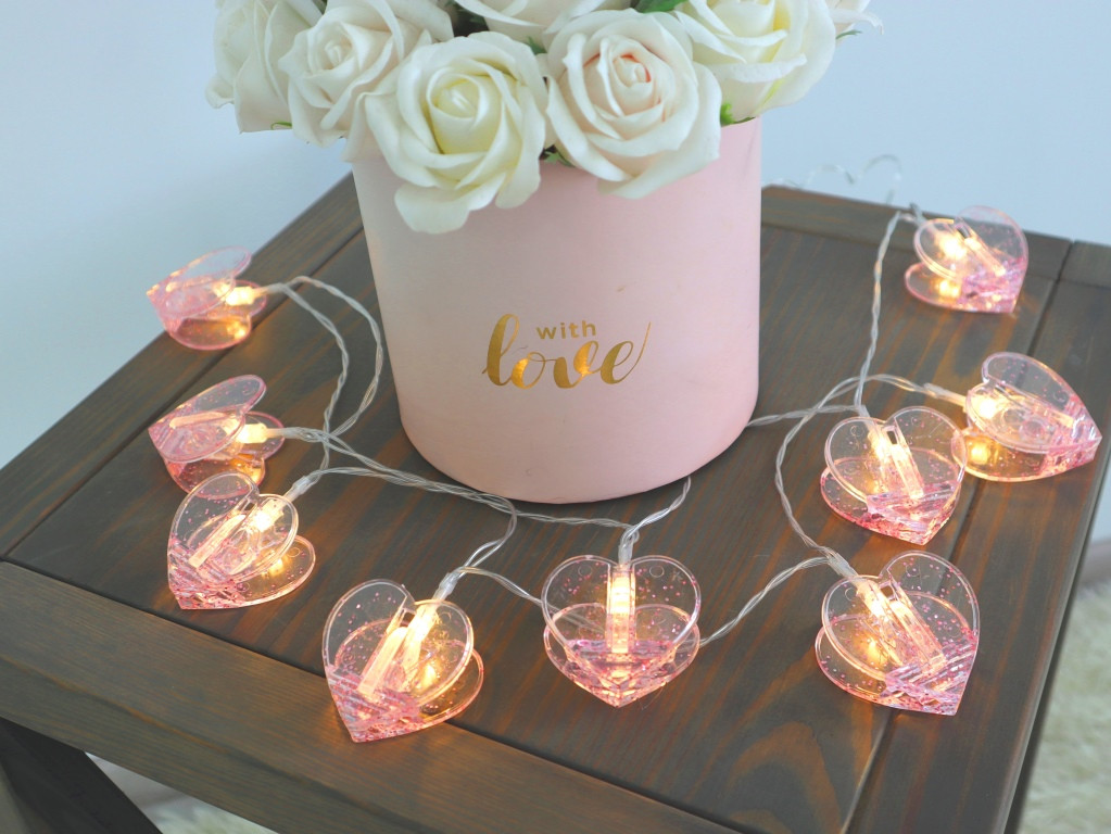 Гірлянда Серце прищіпки, фото 1