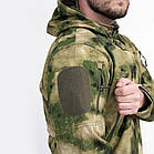 🔥  Куртка Soft Shell "ESDY 105" - A-Tacs FG  (для полювання та риболовлі, тактичні, теплі, військові), фото 8