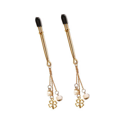 Затискачі для сосків Art of Sex — Nipple Clamps Golden Clover, фото 1